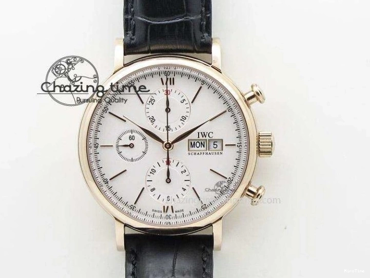 MIROTIME 0125 Popular Big Pilot Real PR IW502706 RG YLF 1:1 Best Edition Brown Dial On Calfskin Strap A 7223